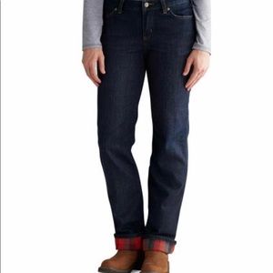Carhartt Women Blaine Flannel Lined Jean 14
